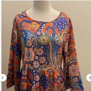 NWT PAISLEY long sleeve shift Dress